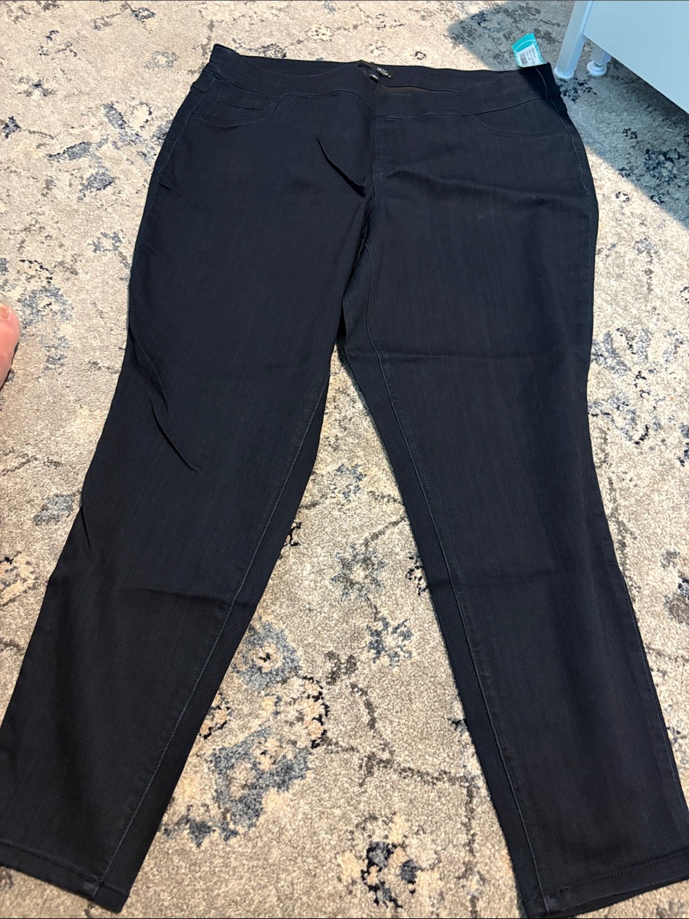 Black Women’s Stretch Jeans 18w 25”inseam